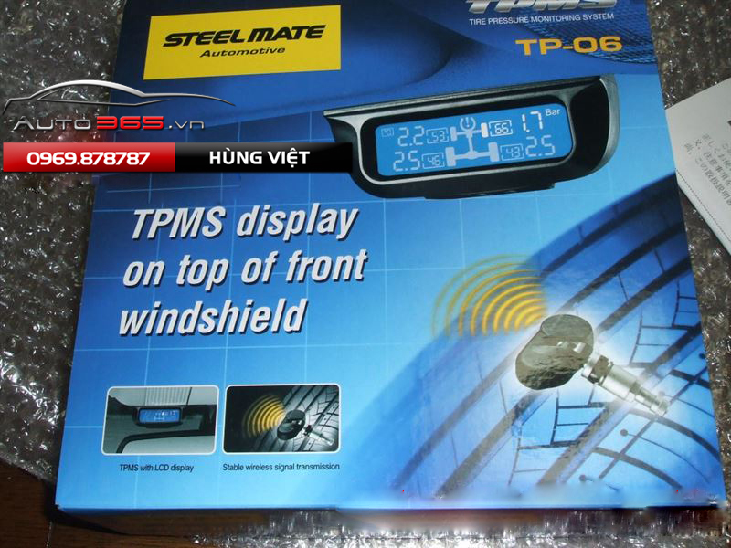 Cảm biến áp suất ốp SteelMate TP-06 Giá Rẻ